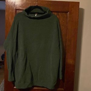 Free People Ottoman Slouchy Tunic in Aged Pine